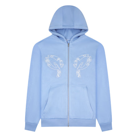 'Line Art' Zip Hoodie