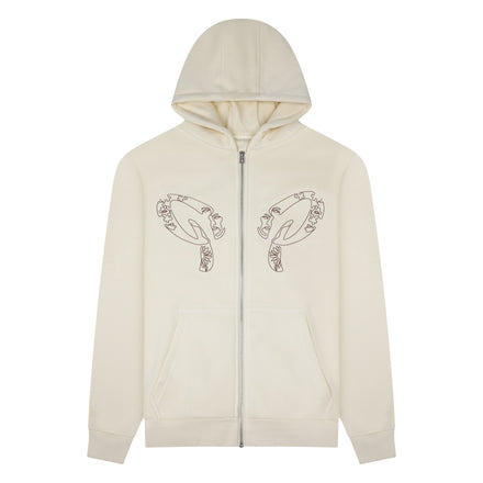 'Line Art' Zip Hoodie