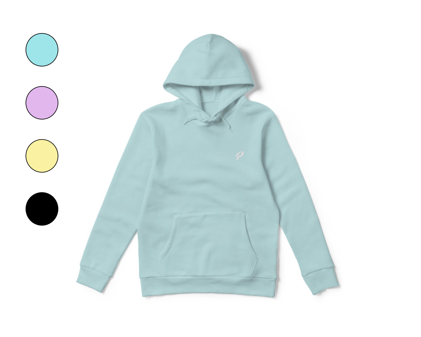 Champion reverse weave hoodie top baby blue